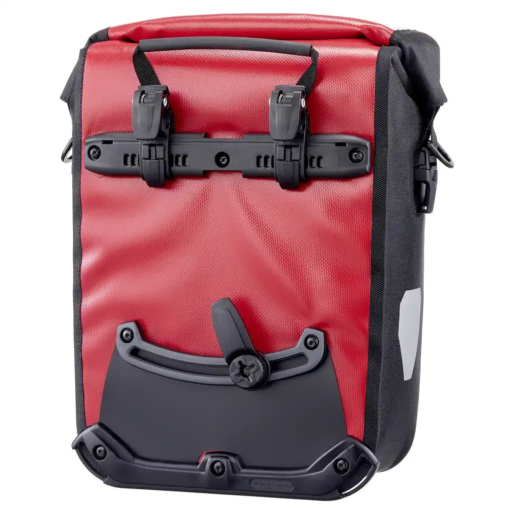 ORTLIEB Sport-Roller Core Red Fahrradtasche, Rückansicht, bei Bag-Age