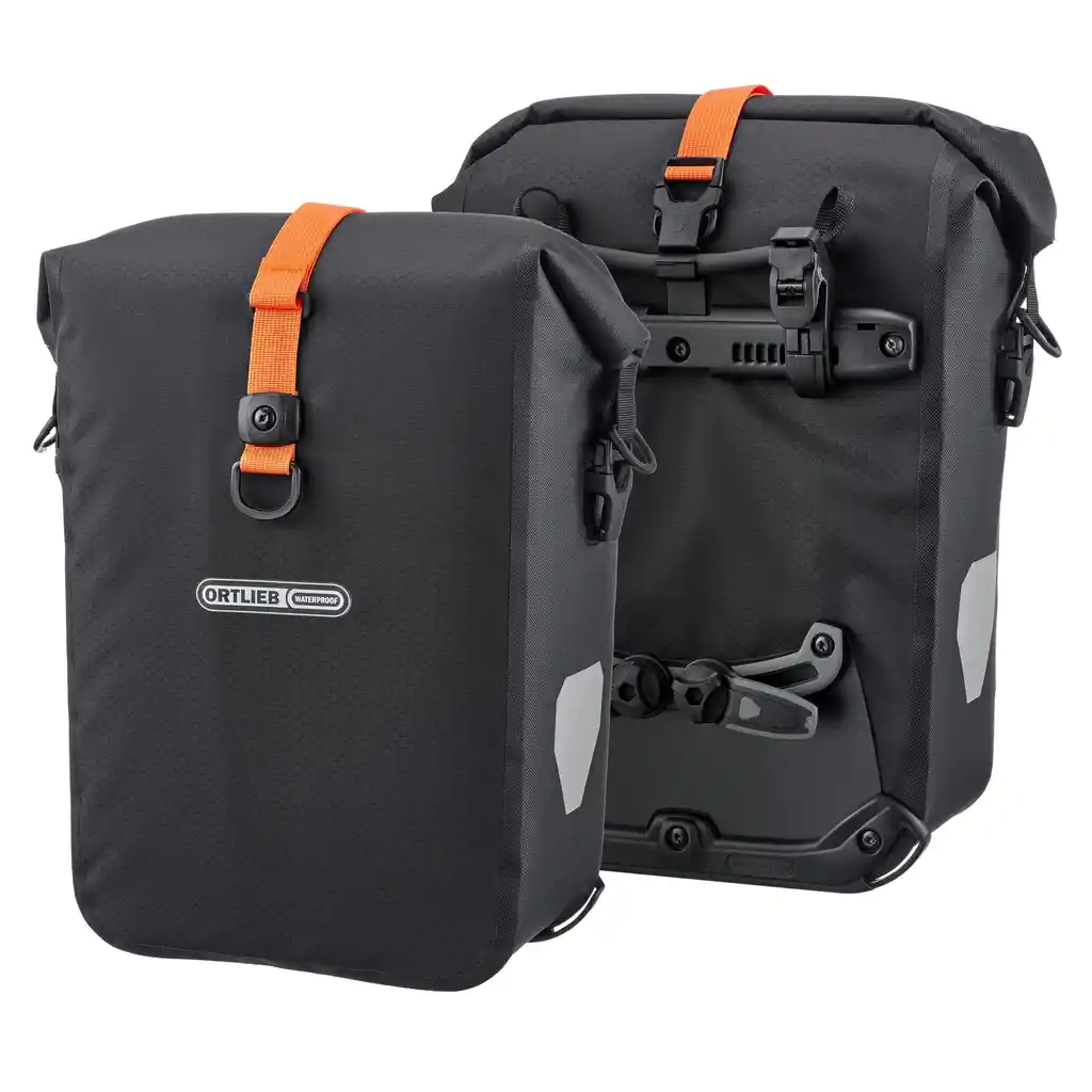 ORTLIEB Gravel-Pack Black Matt Fahrradtasche, Produktbild, bei Bag-Age