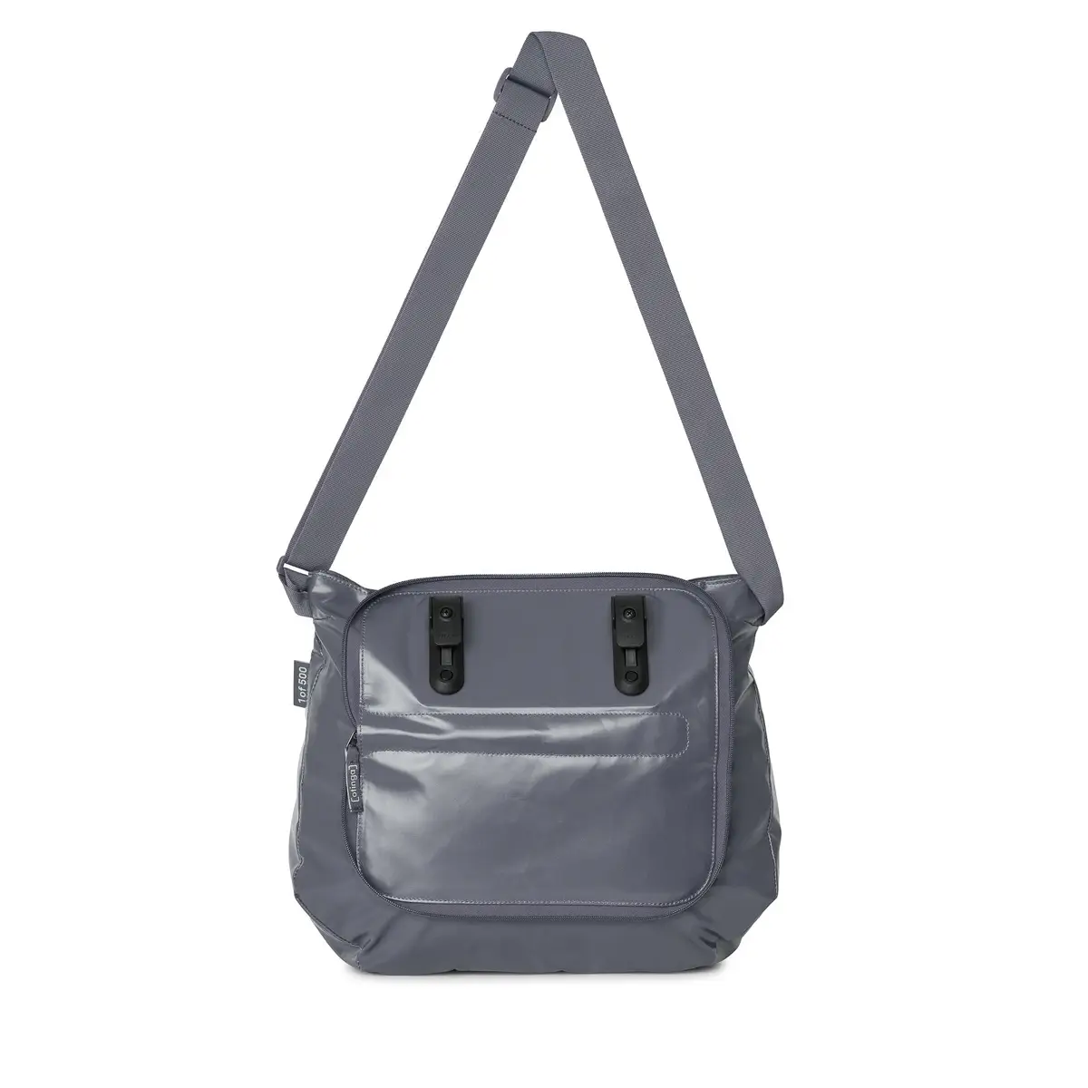 otinga Shopper V3 shiny-graphit-grau, recyceltes PES-Gewebe, PU-beschichtet, 100% wasserdicht, Rucksack bei Bag-Age Berlin.