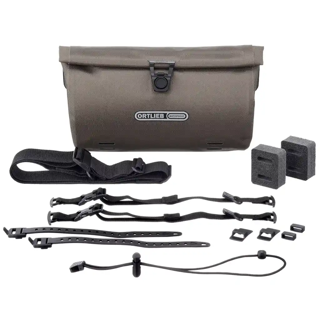 ORTLIEB Velo-Sling Dark Sand Handlebar / Sling Bag, Detailansicht, bei Bag-Age