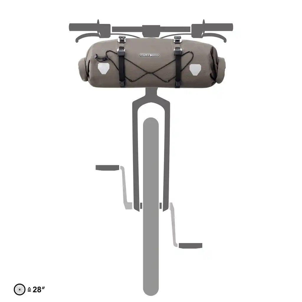 ORTLIEB Handlebar-Pack Flex Dark Sand Lenkertasche, Produktbild, bei Bag-Age