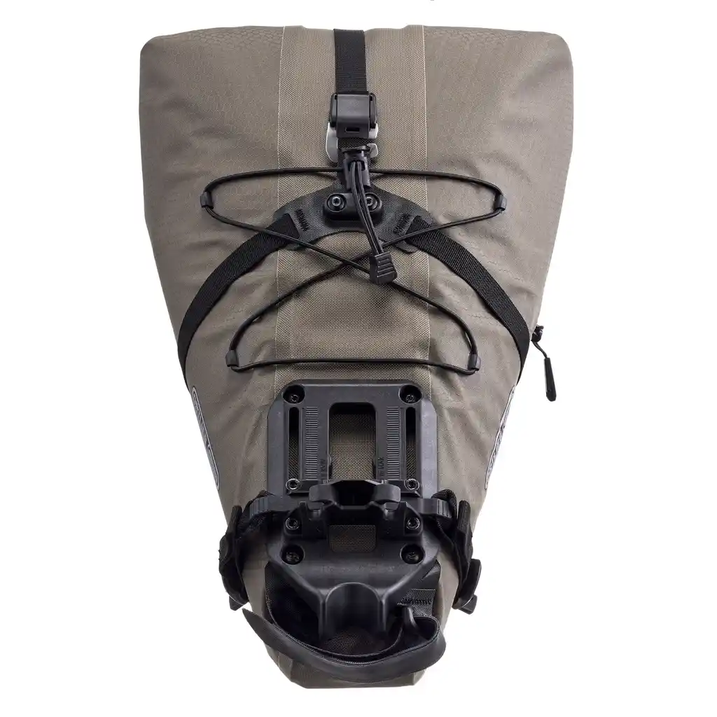 ORTLIEB Seat-Pack QR Dark Sand Satteltasche, Seitenansicht, bei Bag-Age