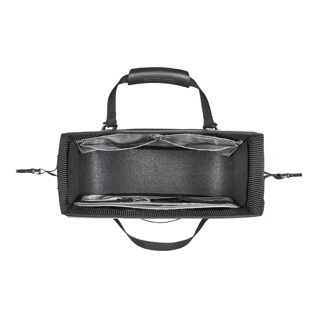 ORTLIEB Office-Bag Black Reflective Bike Business Bag, Innenansicht, bei Bag-Age