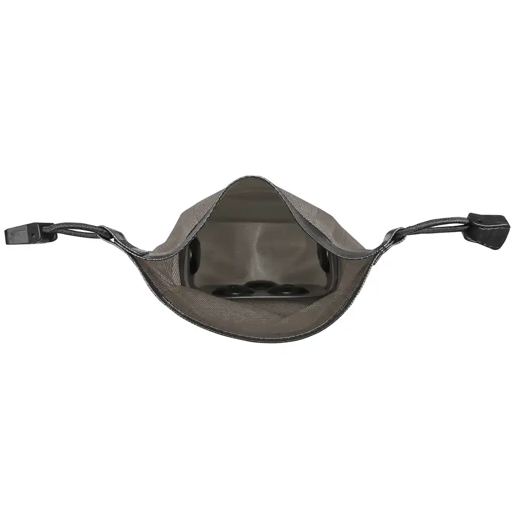 ORTLIEB Micro-Bag Dark Sand Satteltasche, Innenansicht, bei Bag-Age