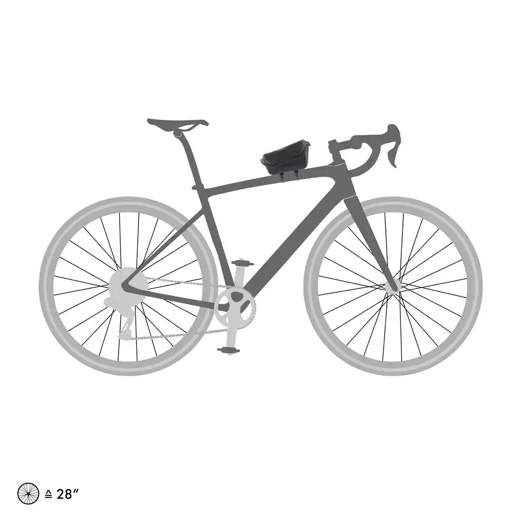 ORTLIEB Fuel-Pack Black Matt Top Tube Bag, Produktbild, bei Bag-Age