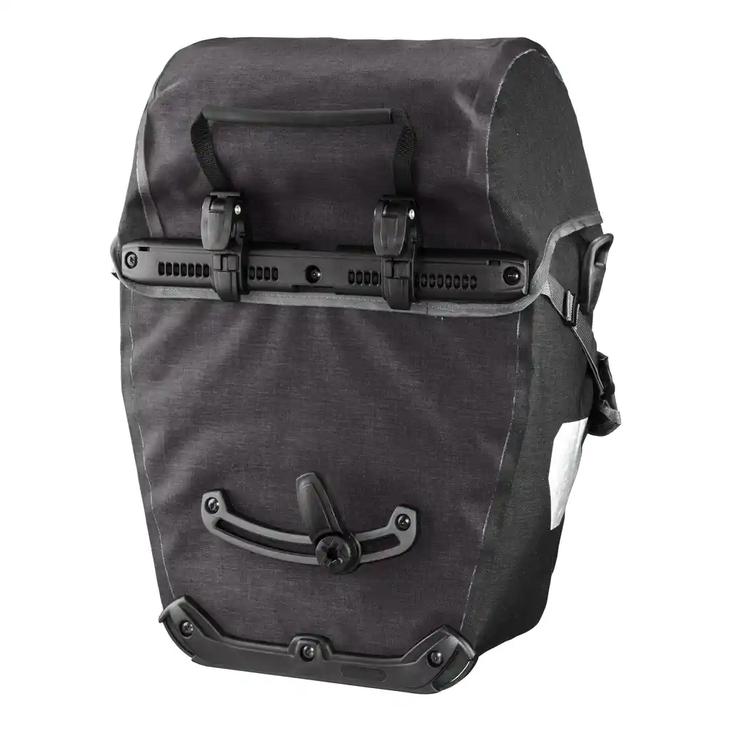 ORTLIEB Bike-Packer Plus Granite Fahrradtasche, Rückansicht, bei Bag-Age