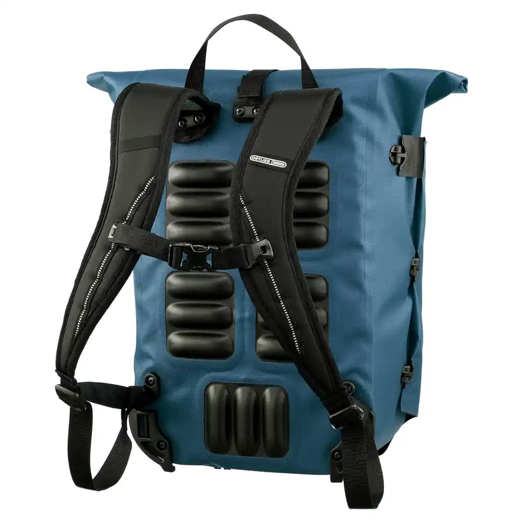 ORTLIEB Vario 20L Petrol Convertible Backpack Pannier, Rückansicht, bei Bag-Age
