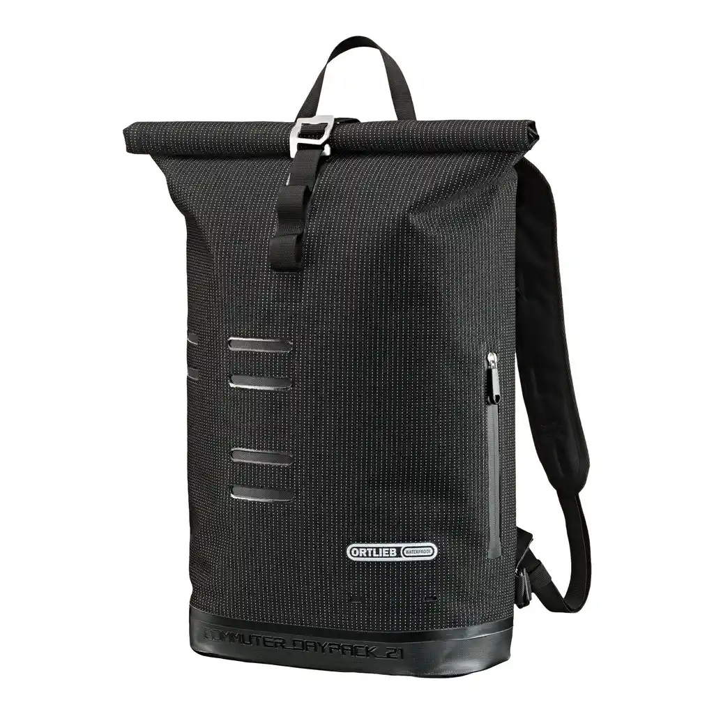 ORTLIEB Commuter-Daypack Atlantis Green Laptop Backpack, Vorderansicht, bei Bag-Age