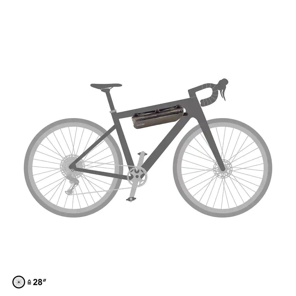 ORTLIEB Frame-Pack Toptube Dark Sand Rahmentasche, Produktbild, bei Bag-Age