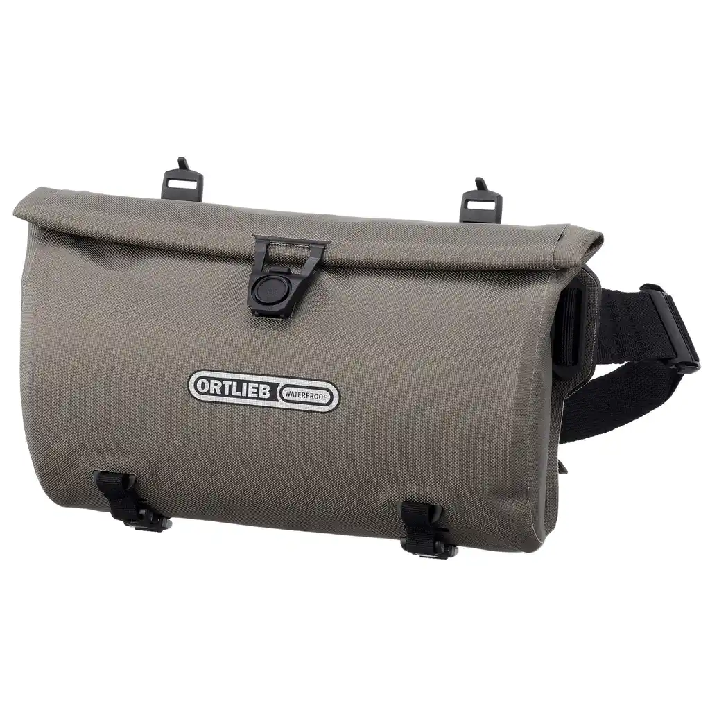 ORTLIEB Velo-Sling Dark Sand Handlebar / Sling Bag, Vorderansicht, bei Bag-Age