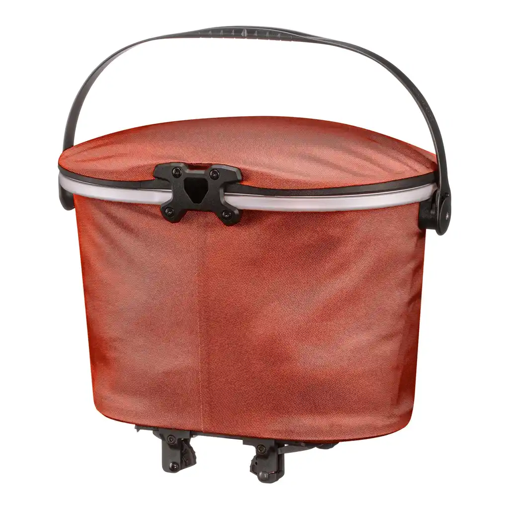 ORTLIEB Up-Town Rack Rooibos Rack-Top Basket, Rückansicht, bei Bag-Age