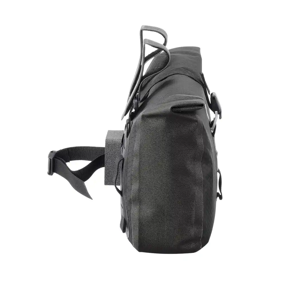 ORTLIEB Handlebar-Pack Flex Black Matt Lenkertasche, Seitenansicht, bei Bag-Age