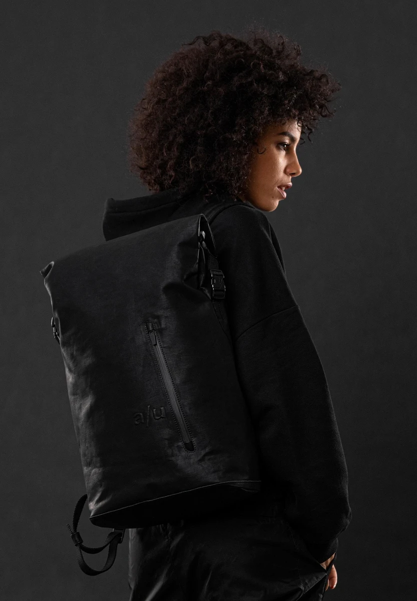 aunts & uncles Fukui Black Tasche, Rückansicht, bei Bag-Age Berlin kaufen