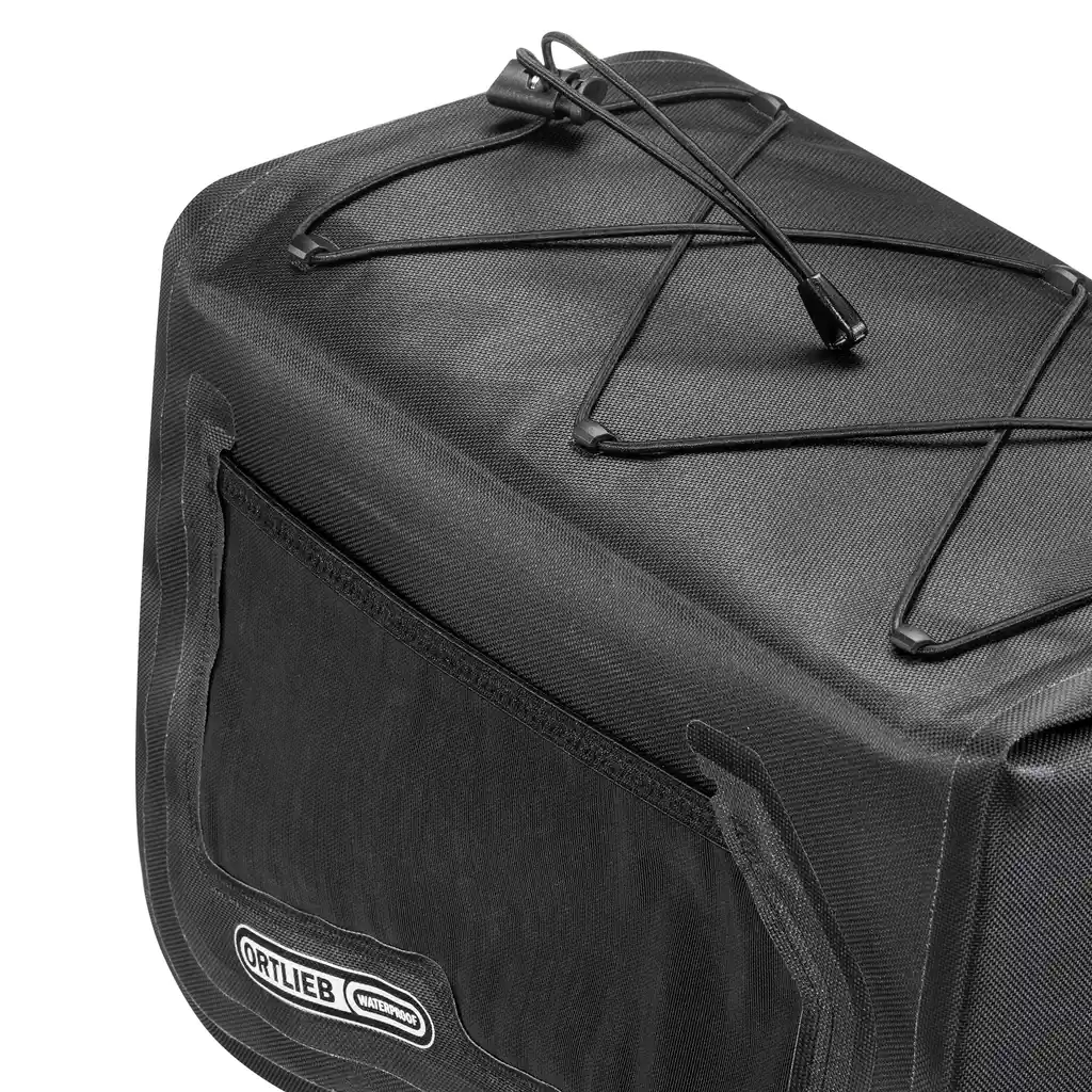 ORTLIEB Trunk-Bag Black Rack-Top Bag, Detailansicht, bei Bag-Age
