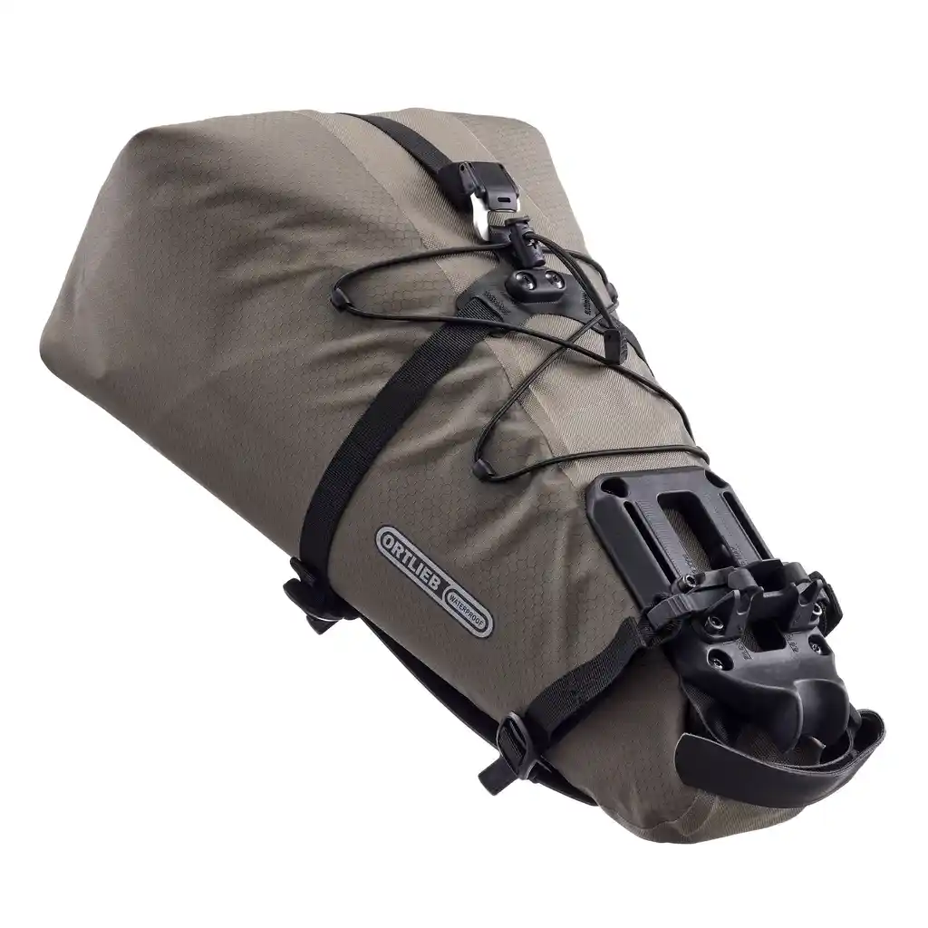 ORTLIEB Seat-Pack QR Dark Sand Satteltasche, Vorderansicht, bei Bag-Age