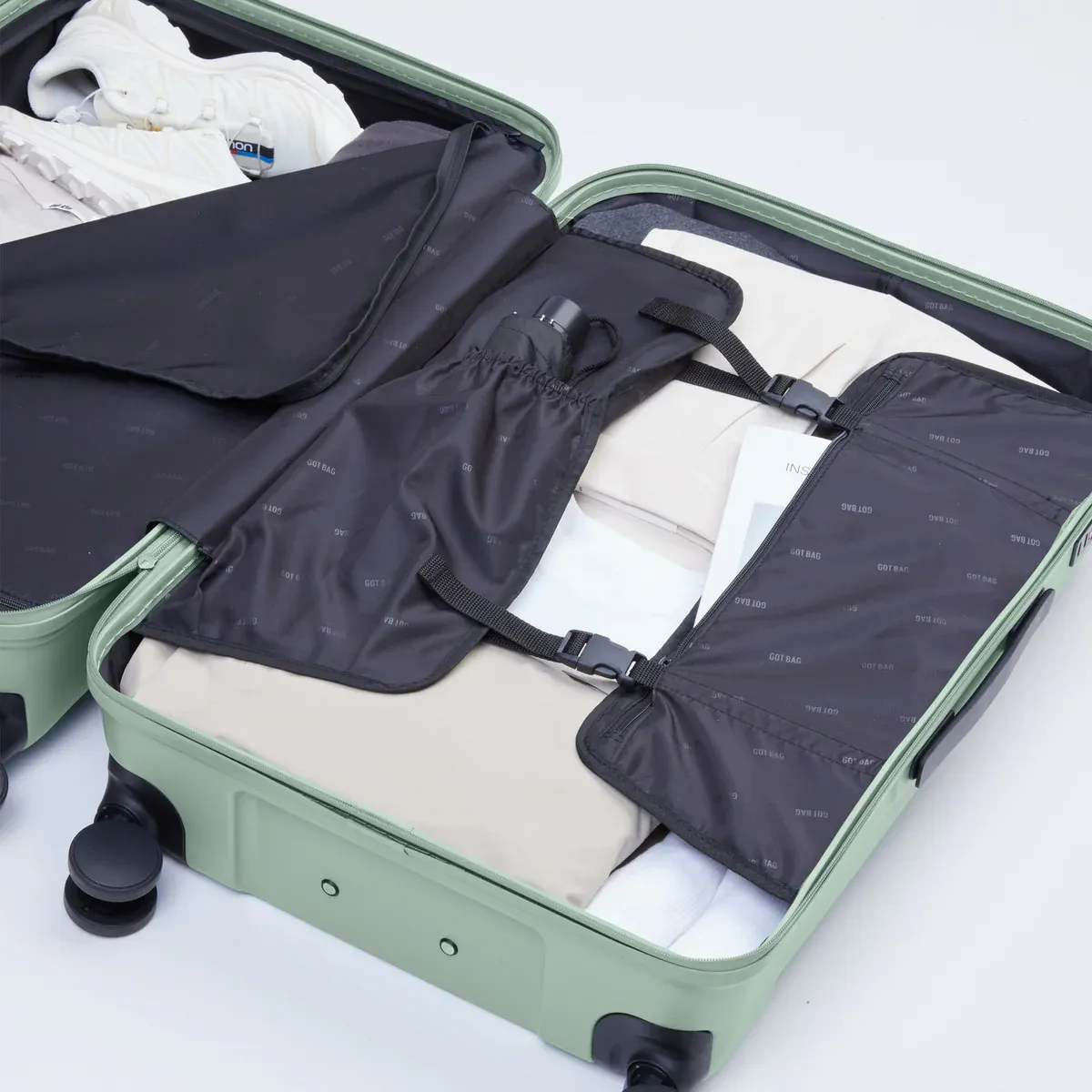 GOT BAG RE:SHELL Checked Reef – geöffnet 1 | nachhaltig | Bag-Age
