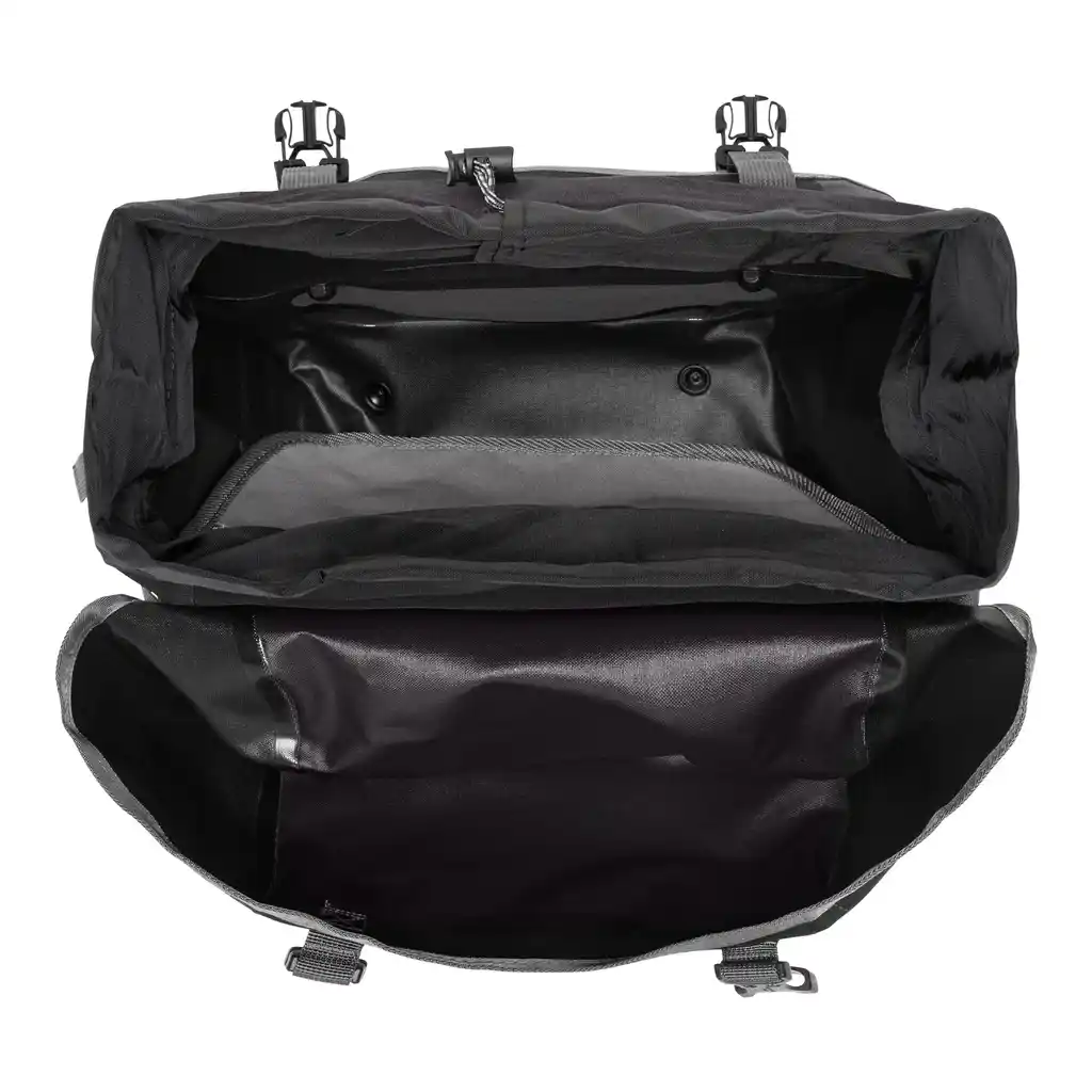 ORTLIEB Bike-Packer Plus Granite Fahrradtasche, Innenansicht, bei Bag-Age