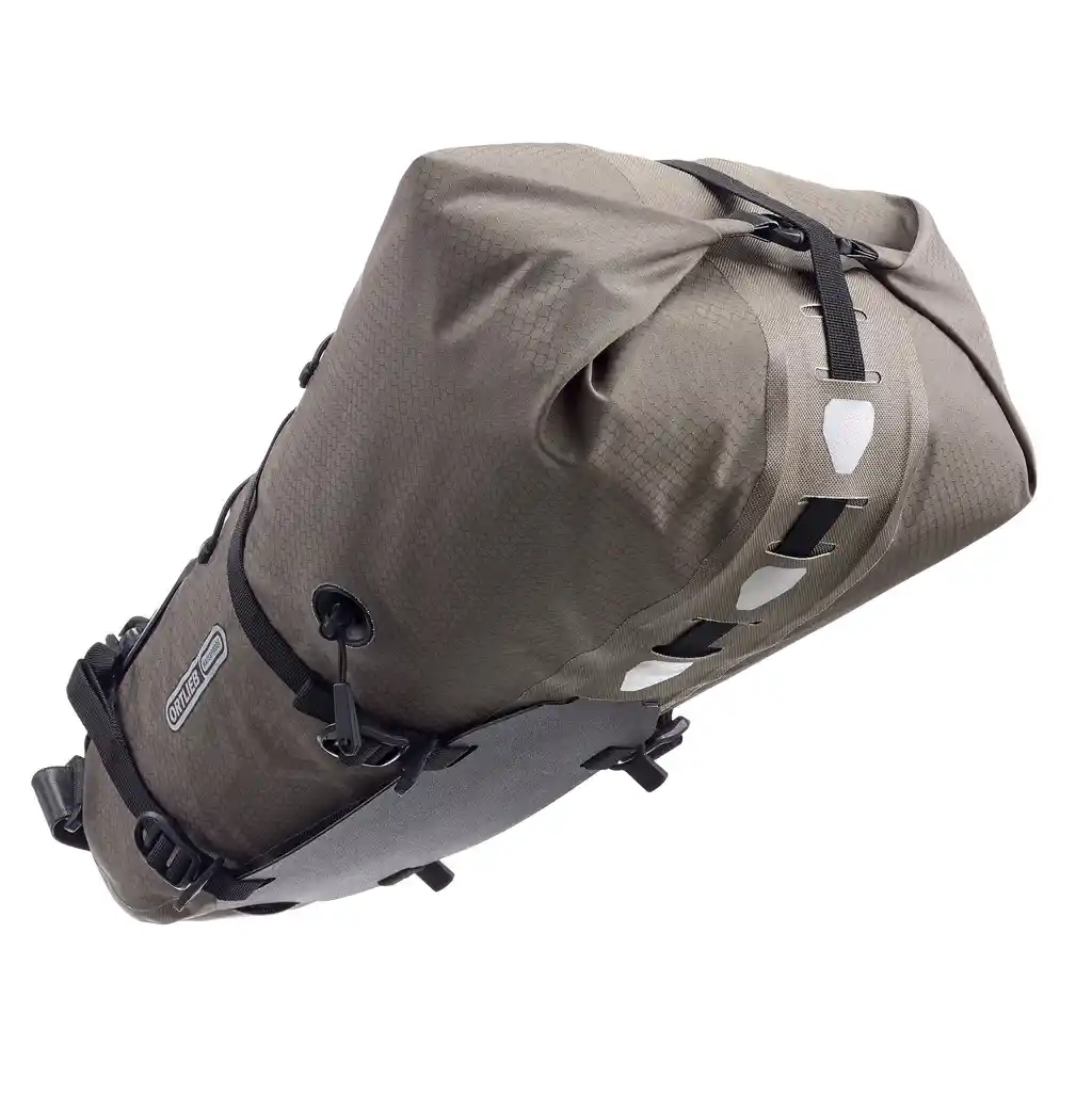 ORTLIEB Seat-Pack QR Dark Sand Satteltasche, Rückansicht, bei Bag-Age