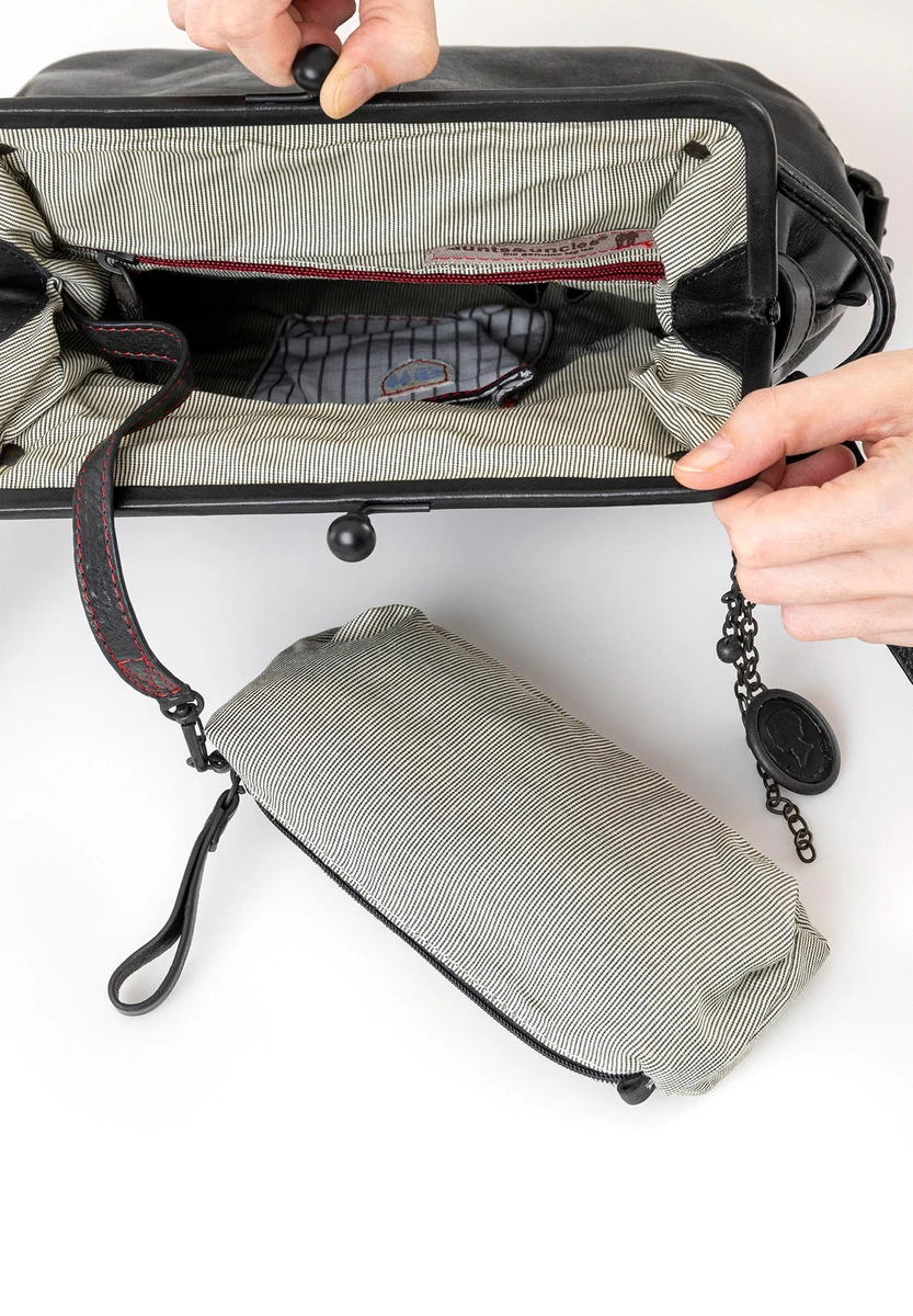 aunts & uncles Mrs.Tea Cake Black Smoke Tasche, Produktbild, bei Bag-Age Berlin kaufen