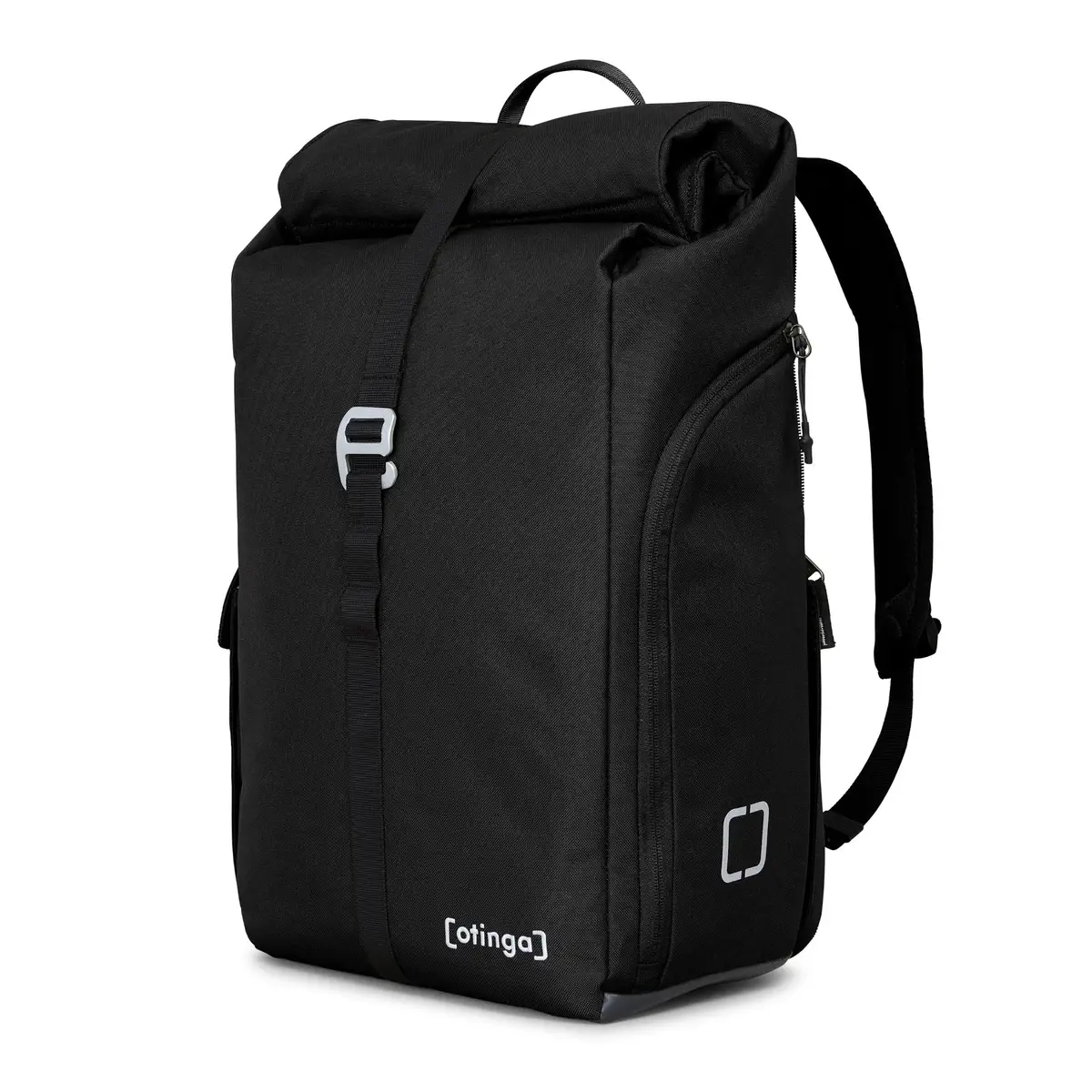 otinga Flip V3 schwarz, Volumen 26L, 2-in-1 Fahrradtasche und Rucksack, Fair-Trade-zertifiziert.