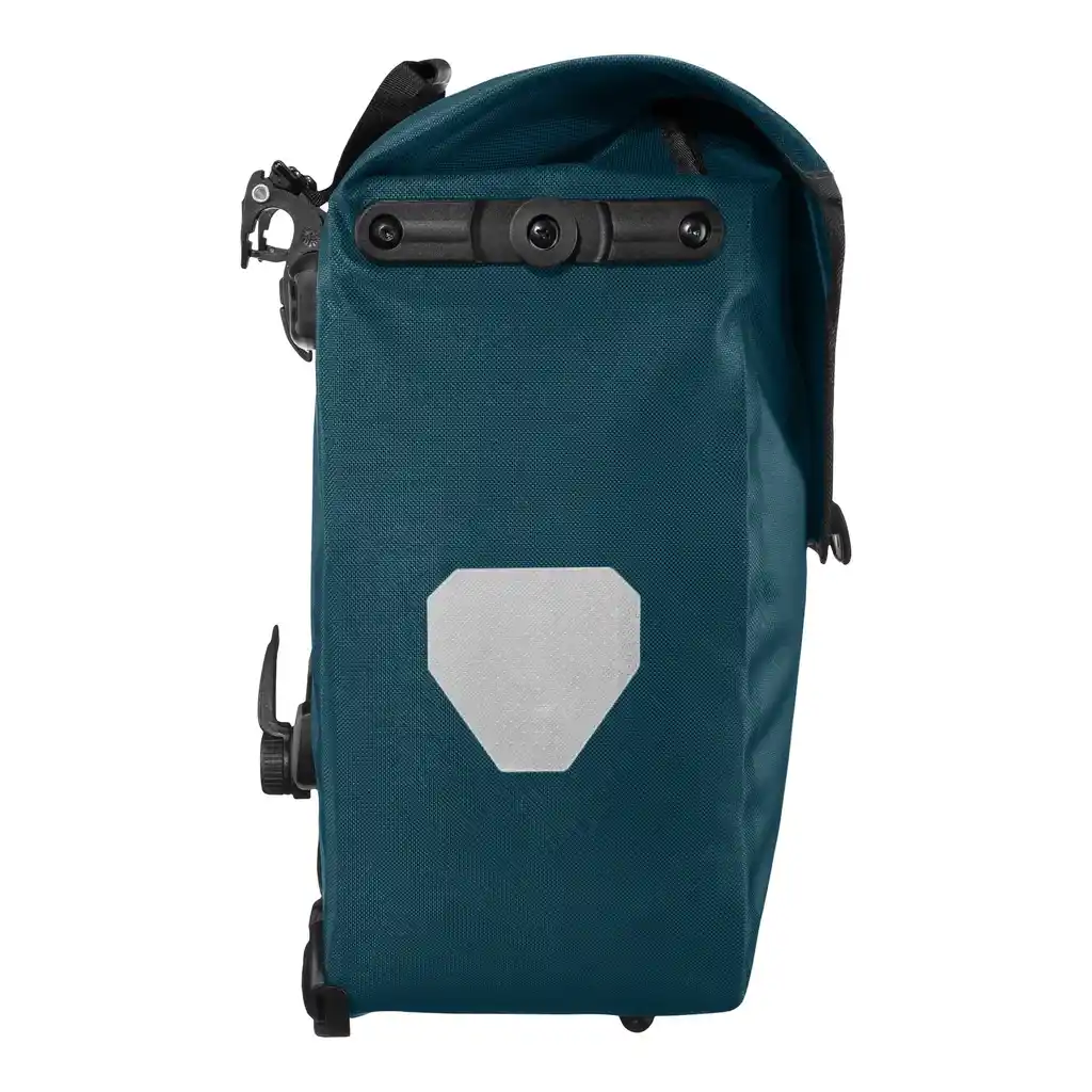ORTLIEB Velo-Shopper Petrol Bike Shopper, Seitenansicht, bei Bag-Age